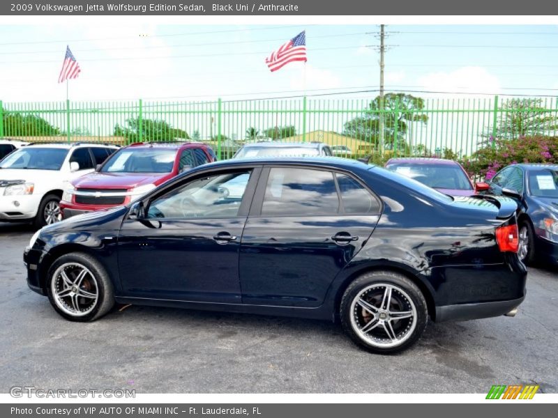 Black Uni / Anthracite 2009 Volkswagen Jetta Wolfsburg Edition Sedan