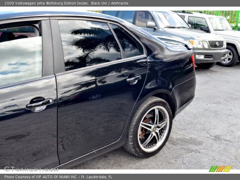 Black Uni / Anthracite 2009 Volkswagen Jetta Wolfsburg Edition Sedan