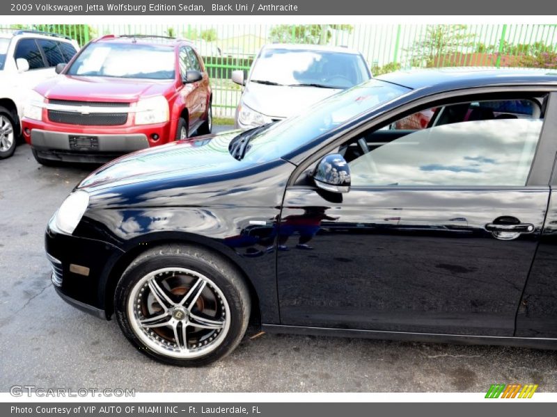 Black Uni / Anthracite 2009 Volkswagen Jetta Wolfsburg Edition Sedan