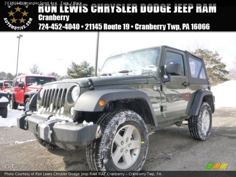 Tank / Black 2015 Jeep Wrangler Sport 4x4