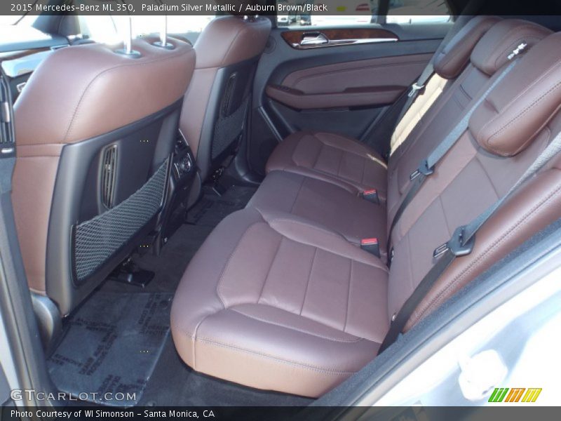 Paladium Silver Metallic / Auburn Brown/Black 2015 Mercedes-Benz ML 350