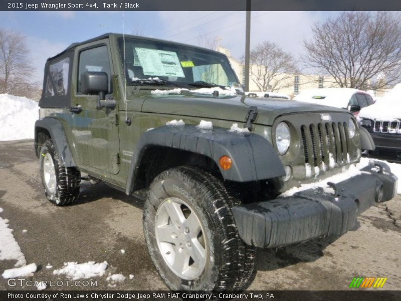 Tank / Black 2015 Jeep Wrangler Sport 4x4