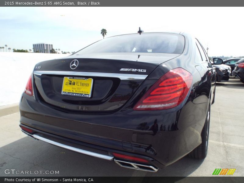 Black / Black 2015 Mercedes-Benz S 65 AMG Sedan