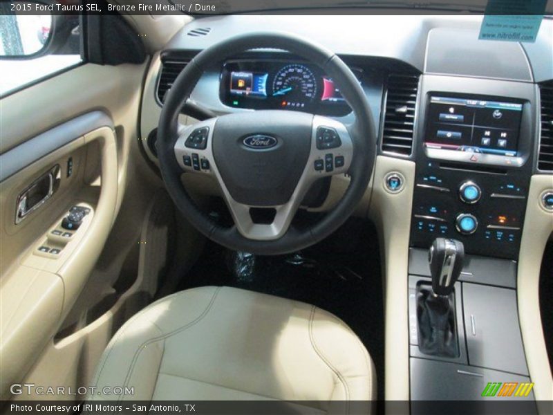Bronze Fire Metallic / Dune 2015 Ford Taurus SEL