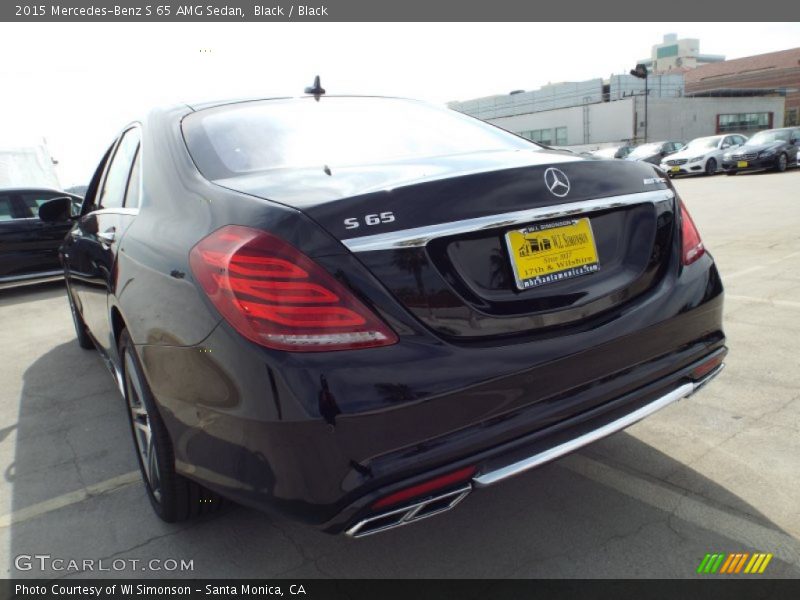 Black / Black 2015 Mercedes-Benz S 65 AMG Sedan