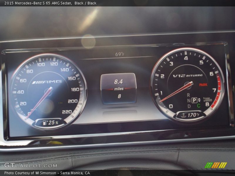  2015 S 65 AMG Sedan 65 AMG Sedan Gauges