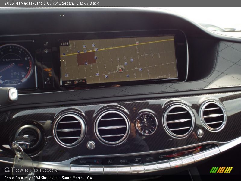 Controls of 2015 S 65 AMG Sedan