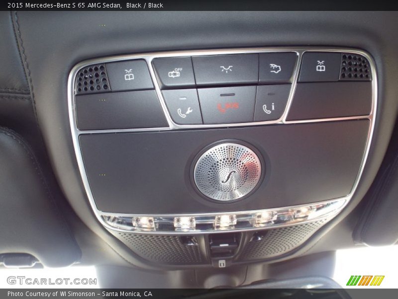 Controls of 2015 S 65 AMG Sedan