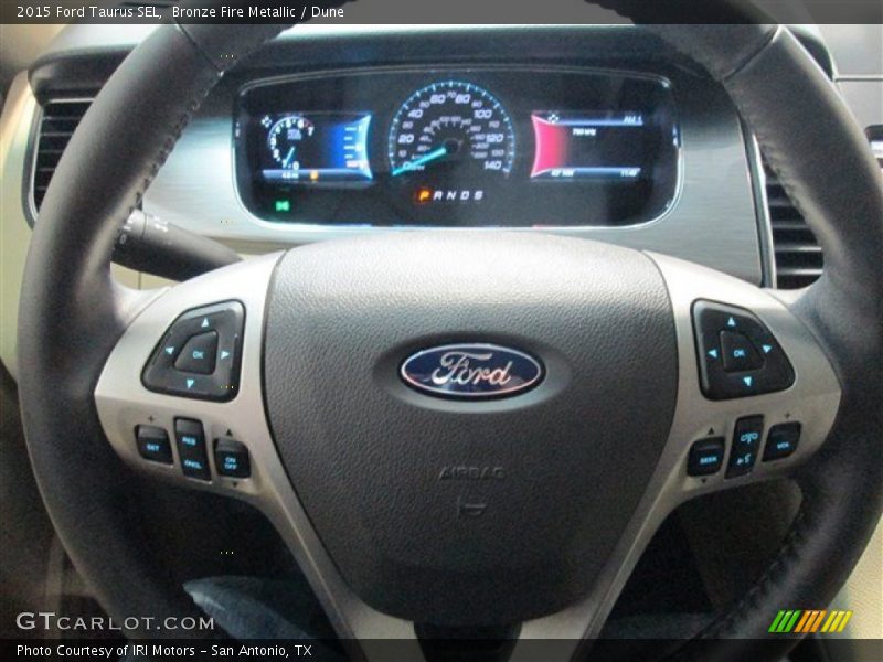 Bronze Fire Metallic / Dune 2015 Ford Taurus SEL