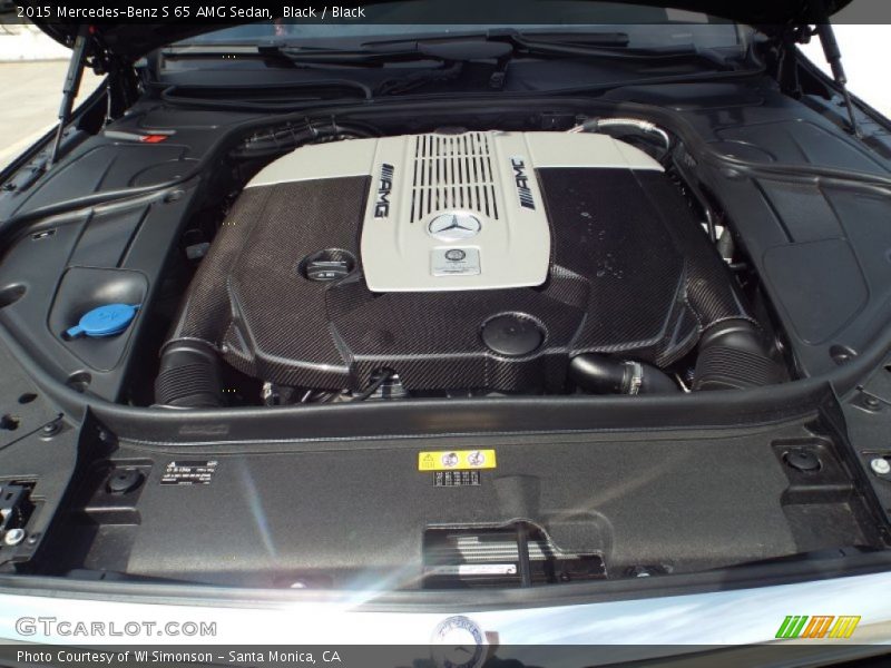  2015 S 65 AMG Sedan Engine - 6.0 Liter AMG biturbo SOHC 36-Valve V12