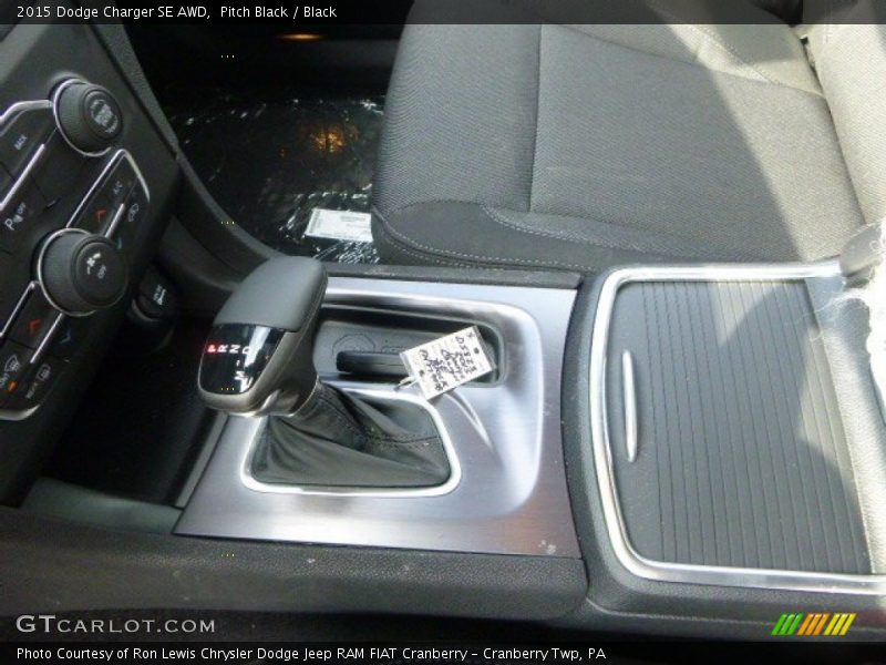 Pitch Black / Black 2015 Dodge Charger SE AWD