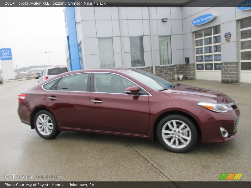 Sizzling Crimson Mica / Black 2014 Toyota Avalon XLE