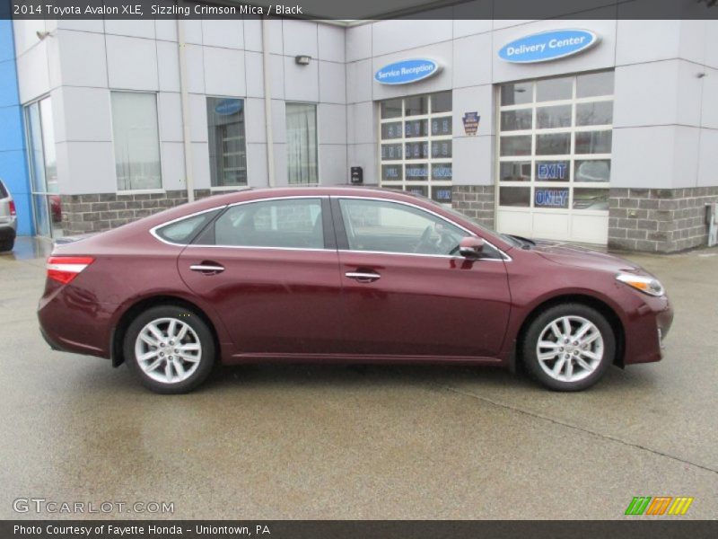 Sizzling Crimson Mica / Black 2014 Toyota Avalon XLE