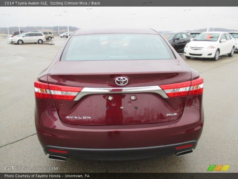Sizzling Crimson Mica / Black 2014 Toyota Avalon XLE