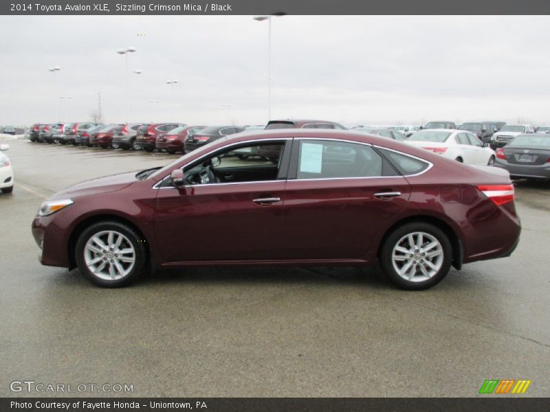 Sizzling Crimson Mica / Black 2014 Toyota Avalon XLE