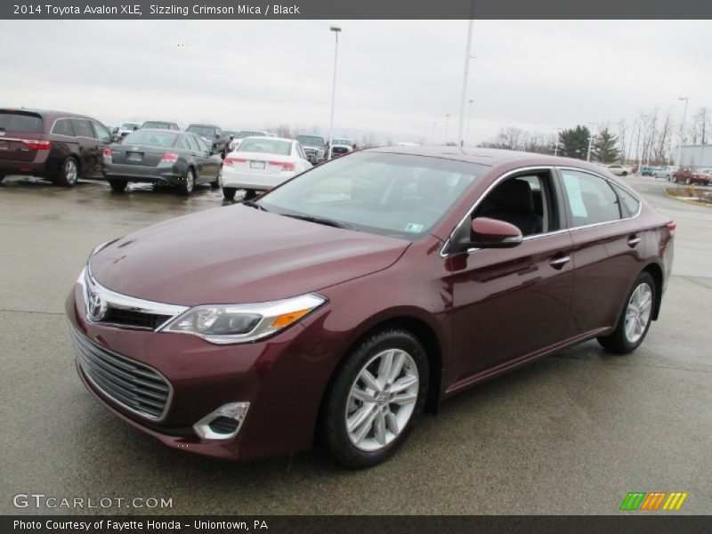 Sizzling Crimson Mica / Black 2014 Toyota Avalon XLE