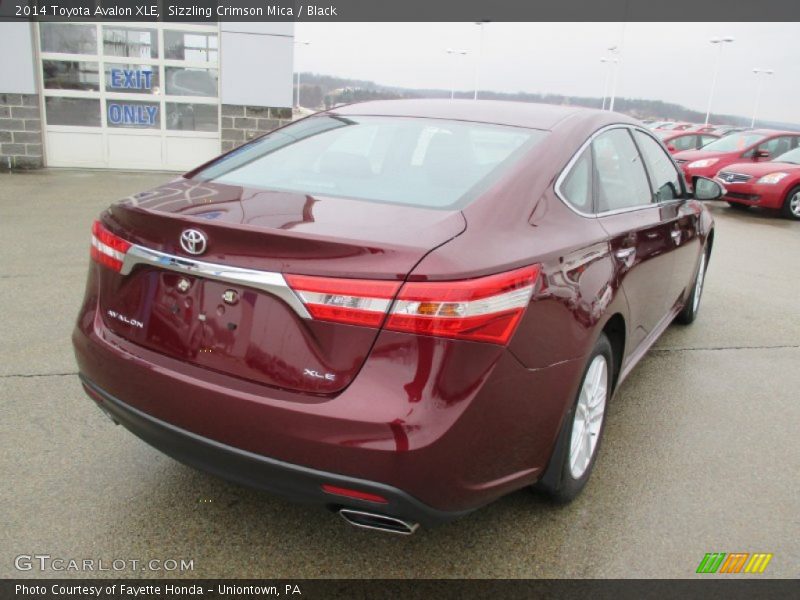 Sizzling Crimson Mica / Black 2014 Toyota Avalon XLE