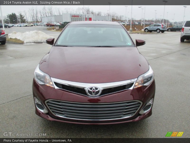 Sizzling Crimson Mica / Black 2014 Toyota Avalon XLE