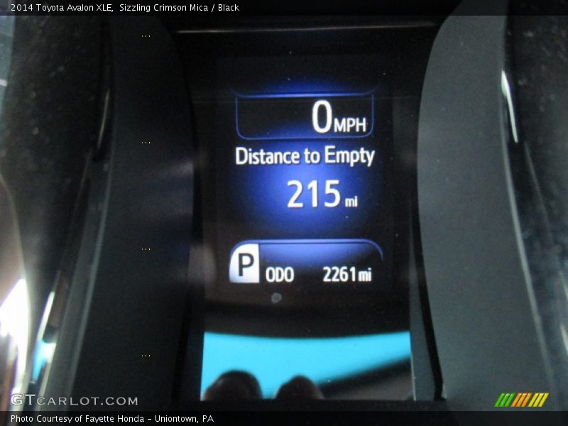 Sizzling Crimson Mica / Black 2014 Toyota Avalon XLE