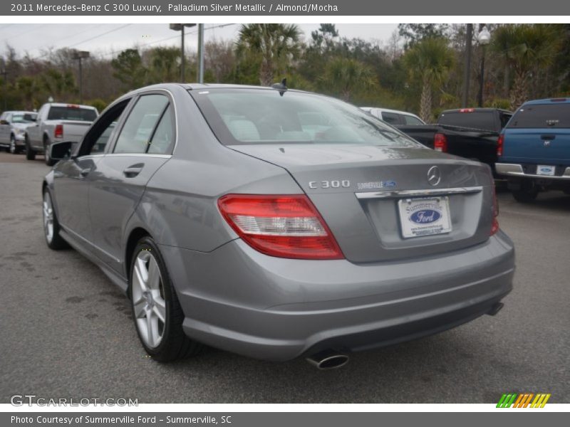 Palladium Silver Metallic / Almond/Mocha 2011 Mercedes-Benz C 300 Luxury