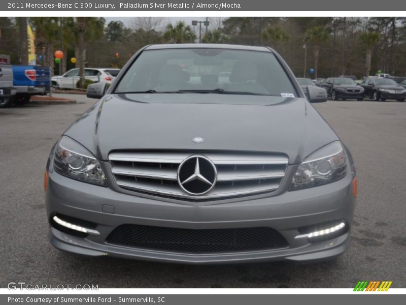 Palladium Silver Metallic / Almond/Mocha 2011 Mercedes-Benz C 300 Luxury