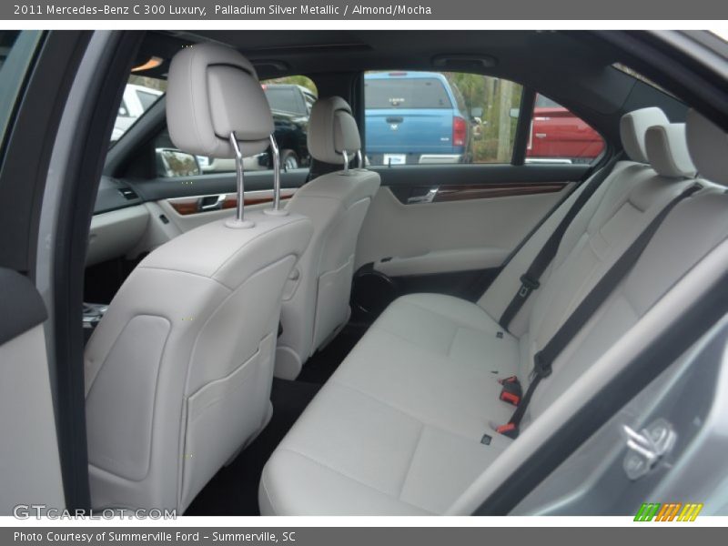 Palladium Silver Metallic / Almond/Mocha 2011 Mercedes-Benz C 300 Luxury