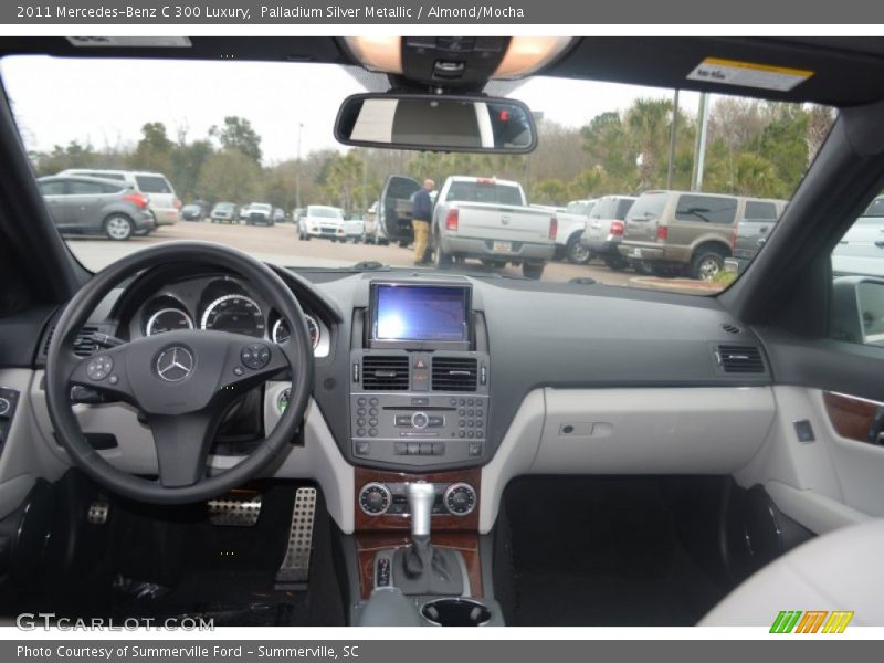 Palladium Silver Metallic / Almond/Mocha 2011 Mercedes-Benz C 300 Luxury
