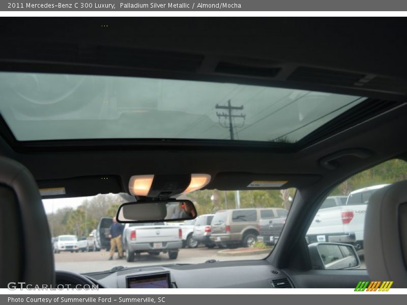 Palladium Silver Metallic / Almond/Mocha 2011 Mercedes-Benz C 300 Luxury