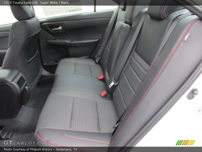 Rear Seat of 2015 Camry SE