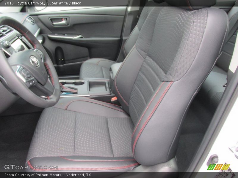 Front Seat of 2015 Camry SE
