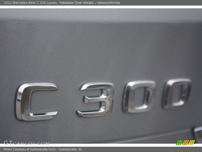 Palladium Silver Metallic / Almond/Mocha 2011 Mercedes-Benz C 300 Luxury
