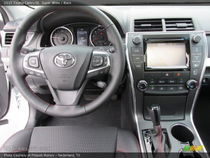 Dashboard of 2015 Camry SE
