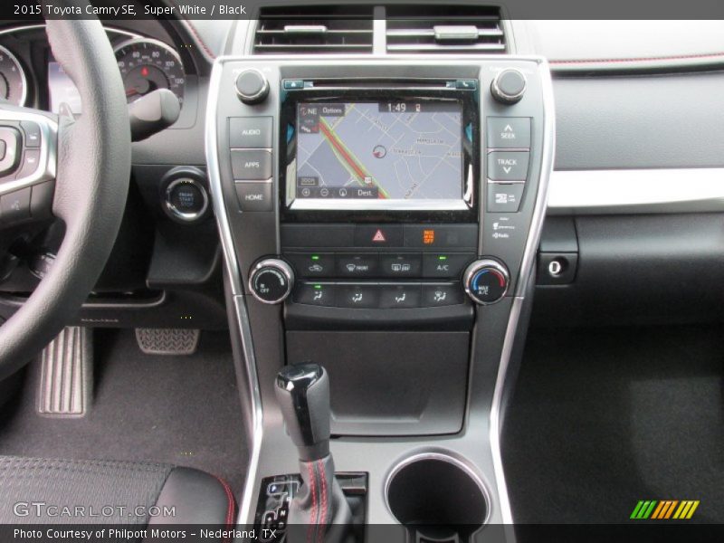 Controls of 2015 Camry SE