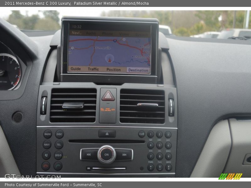 Palladium Silver Metallic / Almond/Mocha 2011 Mercedes-Benz C 300 Luxury