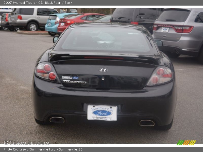 Black Pearl / Black 2007 Hyundai Tiburon GS