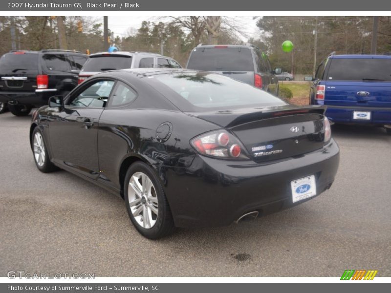 Black Pearl / Black 2007 Hyundai Tiburon GS