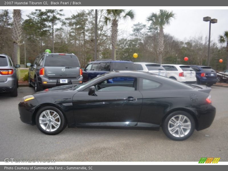 Black Pearl / Black 2007 Hyundai Tiburon GS