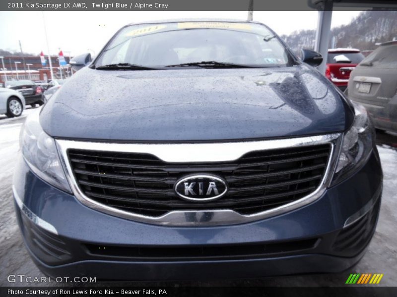 Twilight Blue / Alpine Gray 2011 Kia Sportage LX AWD