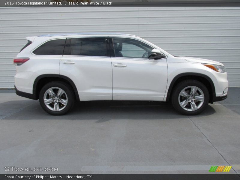  2015 Highlander Limited Blizzard Pearl White