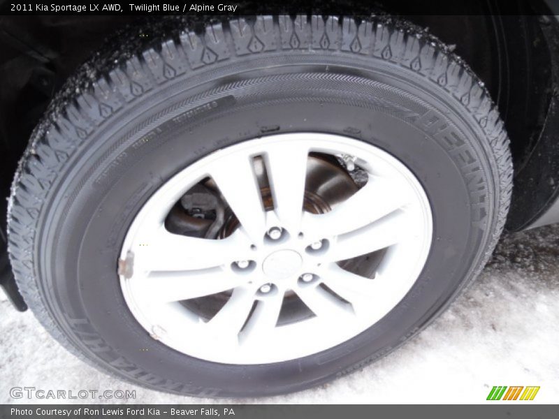 Twilight Blue / Alpine Gray 2011 Kia Sportage LX AWD