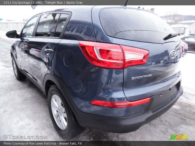 Twilight Blue / Alpine Gray 2011 Kia Sportage LX AWD