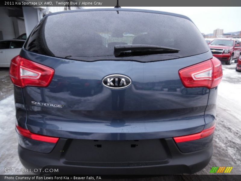 Twilight Blue / Alpine Gray 2011 Kia Sportage LX AWD