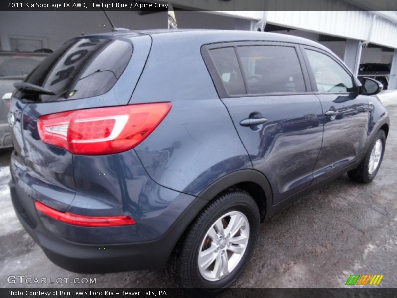 Twilight Blue / Alpine Gray 2011 Kia Sportage LX AWD