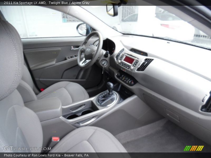 Twilight Blue / Alpine Gray 2011 Kia Sportage LX AWD