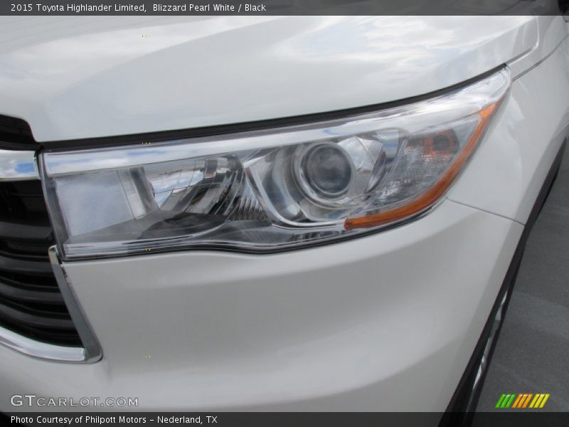 Blizzard Pearl White / Black 2015 Toyota Highlander Limited