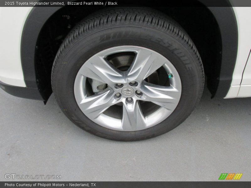 Blizzard Pearl White / Black 2015 Toyota Highlander Limited
