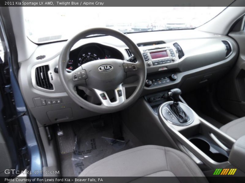 Twilight Blue / Alpine Gray 2011 Kia Sportage LX AWD
