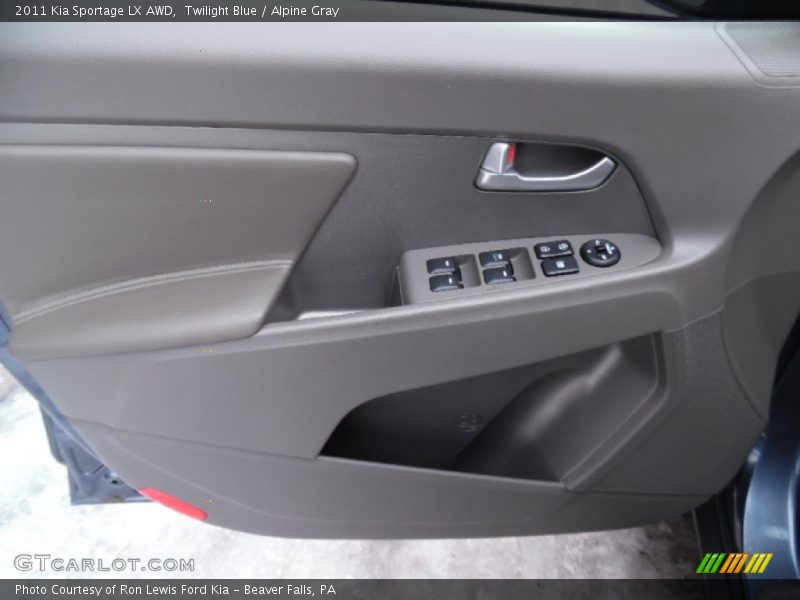 Twilight Blue / Alpine Gray 2011 Kia Sportage LX AWD