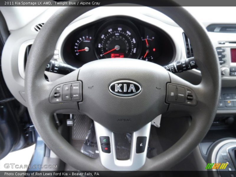Twilight Blue / Alpine Gray 2011 Kia Sportage LX AWD