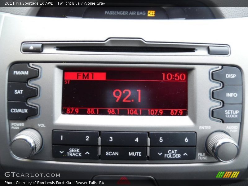 Twilight Blue / Alpine Gray 2011 Kia Sportage LX AWD